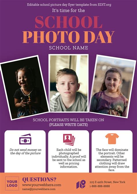 Picture Day Flyer Template